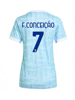 Zenske Futbalové oblečenie Juventus Francisco Conceicao #7 2025-26 Krátky Rukáv - Preč Zenske Futbalové oblečenie Juventus Francisco Conceicao #7 2025-26 Krátky Rukáv - Preč